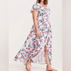 Torrid Floral Maxi Dress